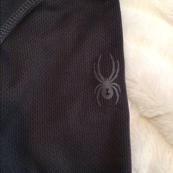 🔴Men's (unisex) Spyder  black 1/4 zip size small - Picture 4 of 7